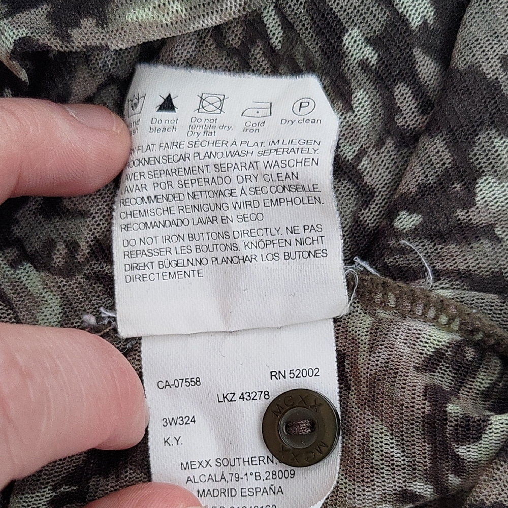 Mexx army green t shirt - Picture 7 of 7